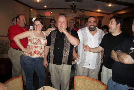 Pic of guests at the jam
